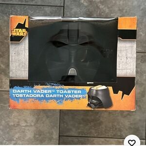 Star Wars Darth Vader New In Box Unopened Unused Black and Gray Toaster